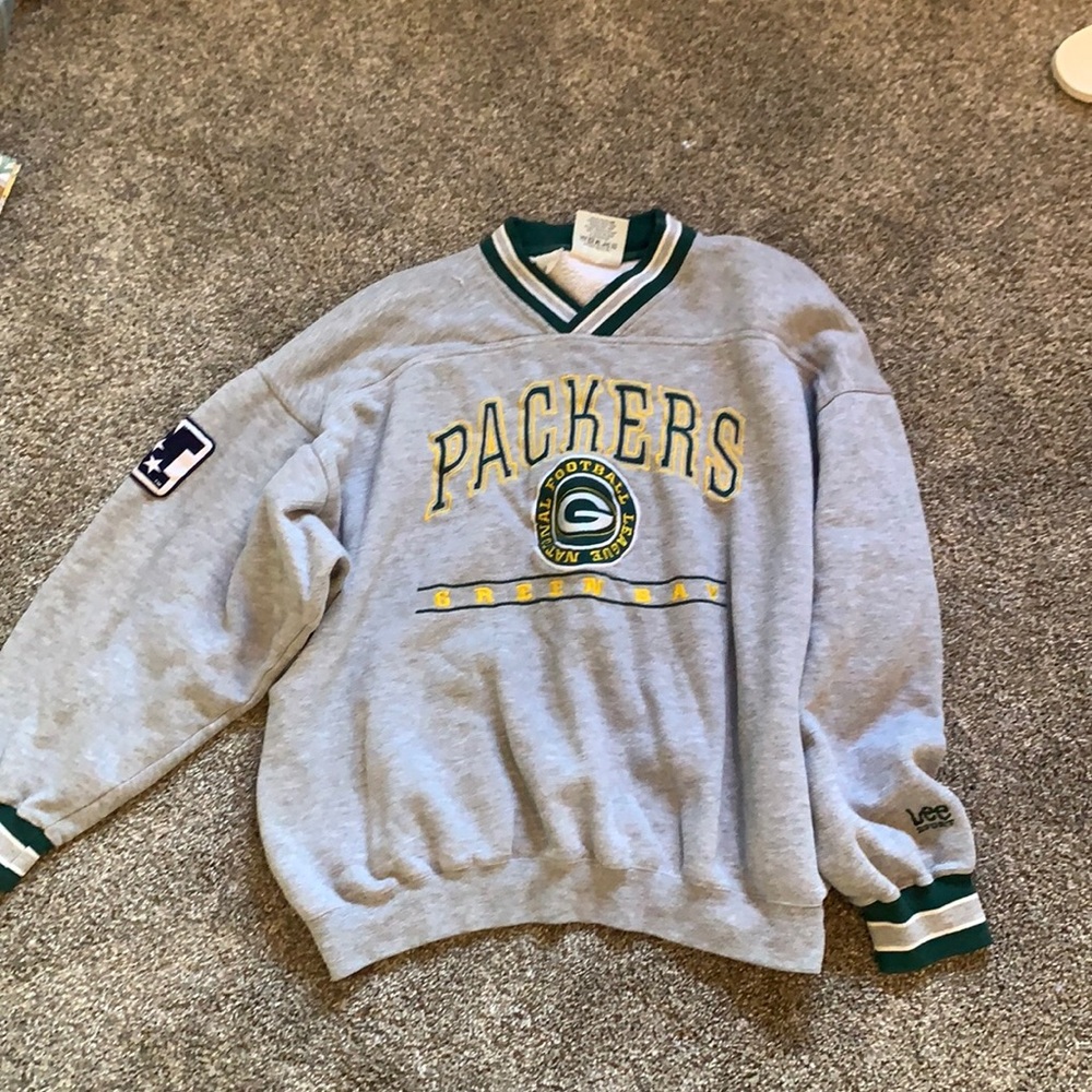 vintage Green Bay packers crew neck